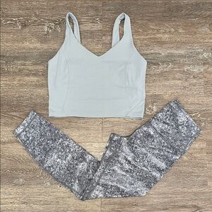 EUC Lululemon Matching Align Set. Size 6
